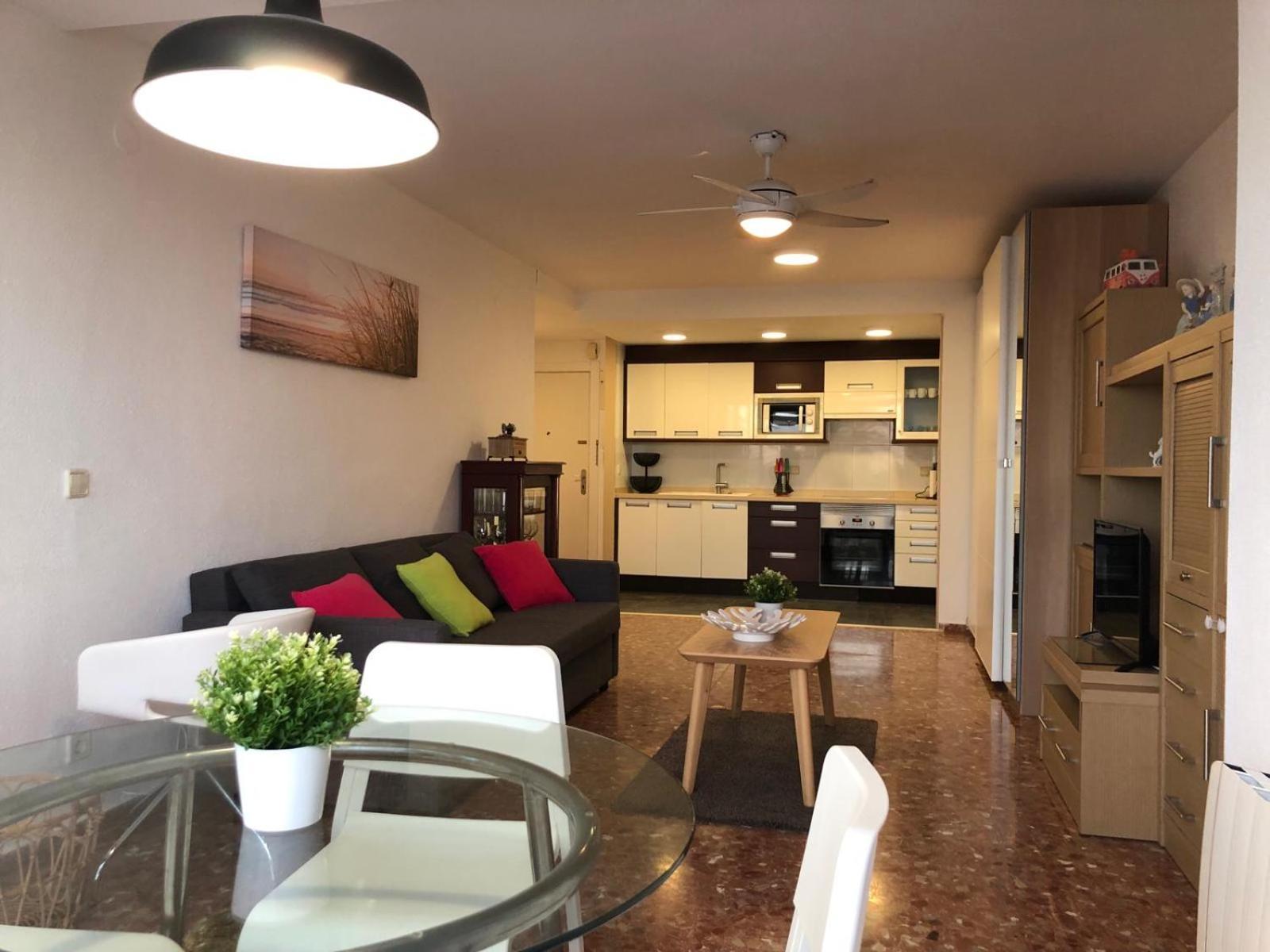 Apartamento Arensol En Primera Linea De Playa Cullera Exteriör bild